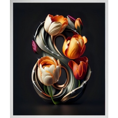 Картина ШЁПОТ ВЕСНЫ с крист...