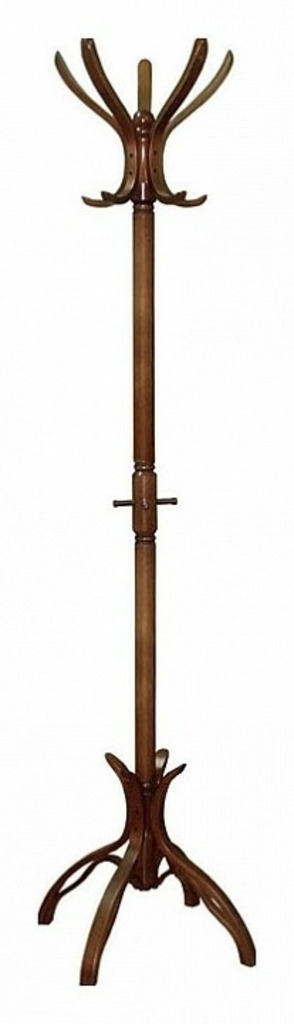 Фото Вешалка-стойка В-12Н средне-коричневая ML_V-12N_MEDBR - интернет-магазин МегаТерем в Москве