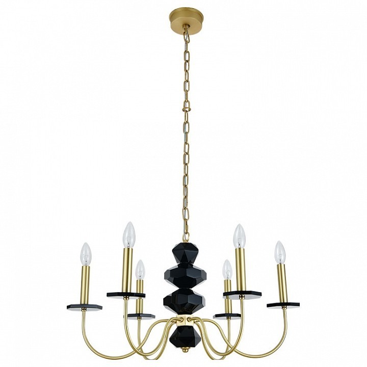 Фото Подвесная люстра Newport VANESSA 3876/С brass NWP_M0070879 - интернет-магазин МегаТерем в Москве