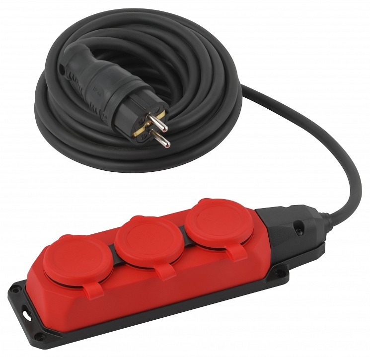 Фото Удлинитель Эра  UK-3e-3x1,5-5m-IP44(KG) ER_B0057579 - интернет-магазин МегаТерем в Москве