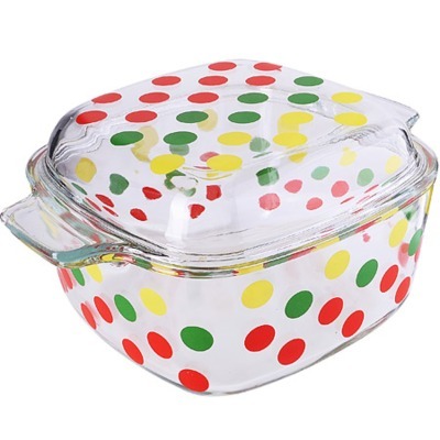 Кастрюля стеклянная 1,5 л с...