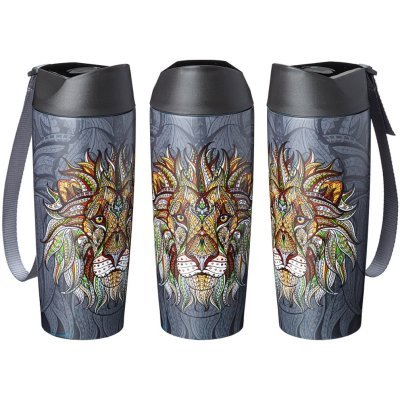 Термокружка agness лев с кн...