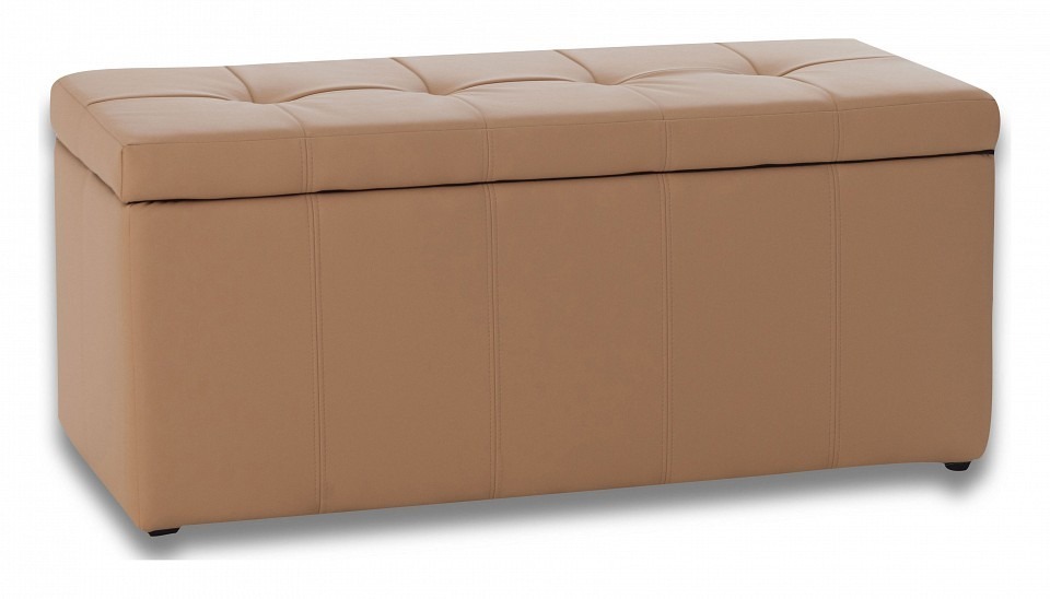 Фото Банкетка-сундук Лонг бежевая DRB_13120 - интернет-магазин МегаТерем в Москве