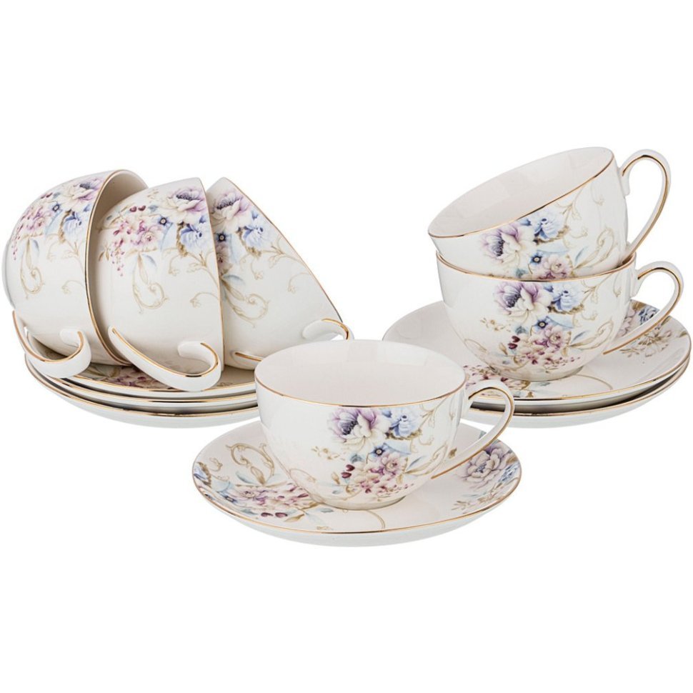 Фото Чайный набор lefard завтрак у короля на 6 персон 12 пр. 280 мл (590-304)  - интернет-магазин МегаТерем в Москве