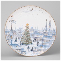 Тарелка обеденная lefard "снежная королева" 25,5 см (590-630) 