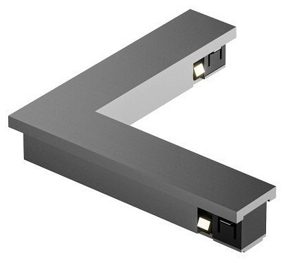 Фото Соединитель угловой L-образный для треков Denkirs SHINE BASE TR5723-DN DK_TR5723-DN - интернет-магазин МегаТерем в Москве