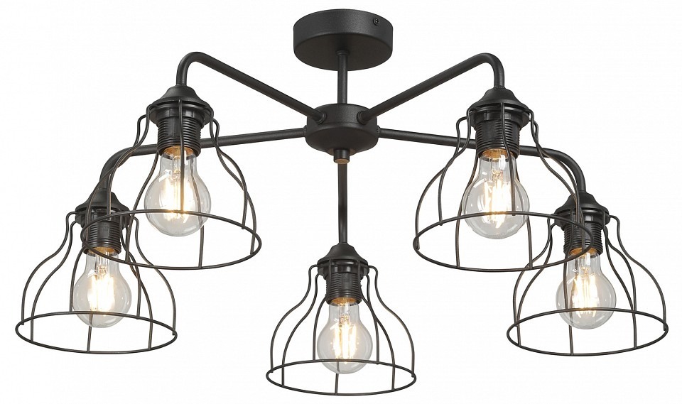 Фото Люстра на штанге Vitaluce V3102 V3102-1/5PL VI_V3102-1_5PL - интернет-магазин МегаТерем в Москве