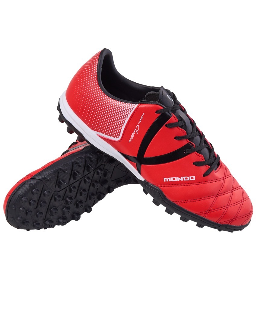 Фото БЕЗ УПАКОВКИ Бутсы многошиповые JÖGEL Mondo TF Red/black (2134145) - интернет-магазин МегаТерем в Москве