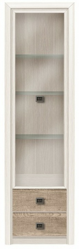 Фото Шкаф-витрина Коен REG1W2S BRW_70002216 - интернет-магазин МегаТерем в Москве