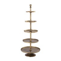 Этажерка 24707-167, 60, металл, Vintage brass, ROOMERS TABLEWARE