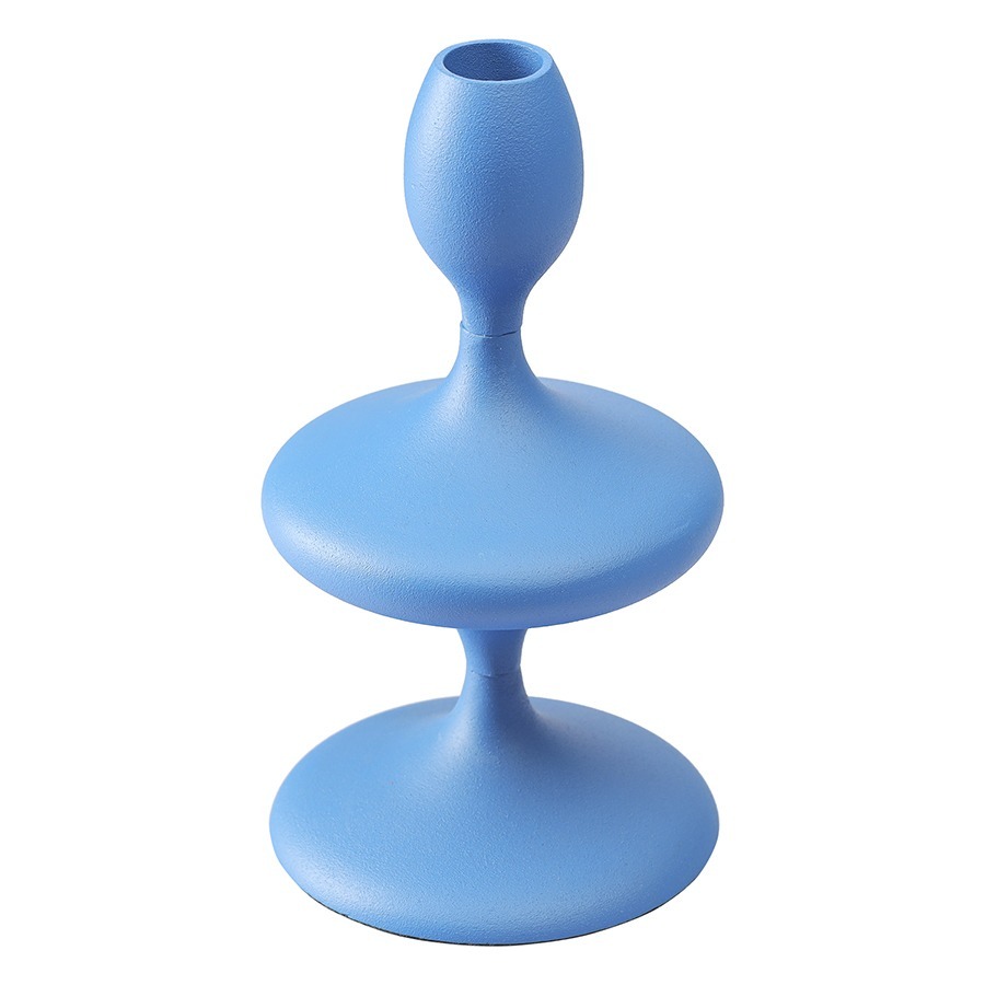 Фото Подсвечник vivlend, 20 см, синий (77325) - интернет-магазин МегаТерем в Москве