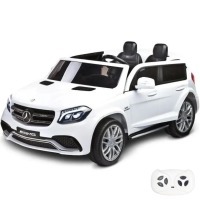 Электромобиль Mercedes Benz GLS63 (белый, 4WD, 12V) - HL228