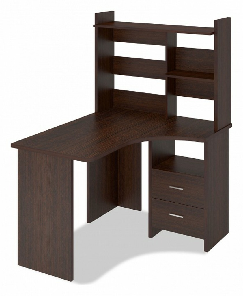 Фото Стол компьютерный Домино Лайт СКЛ-Угл120+НКЛ-100 MER_SKL-Ugl120_NKL-100_V_PRAV - интернет-магазин МегаТерем в Москве