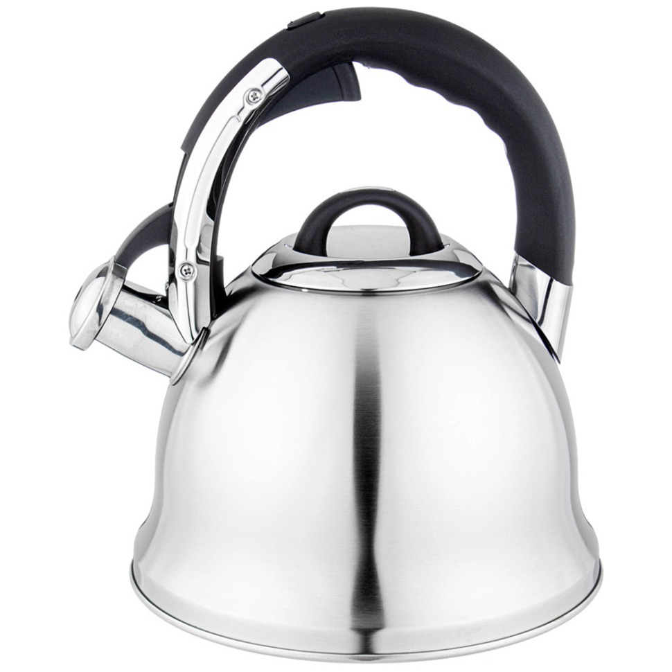 Фото Чайник agness со свистком 3,0 л нжс, термоаккумулирующее дно, индукция (937-880)  - интернет-магазин МегаТерем в Москве
