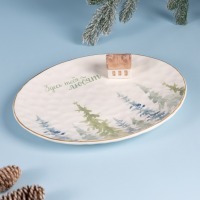 Блюдо овальное коллекция "chalet" 30*24,5*6,5 см Lefard (230-541)