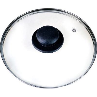 Крышка 28см чер/ручка мет/ободок РОССИЯ (7028)