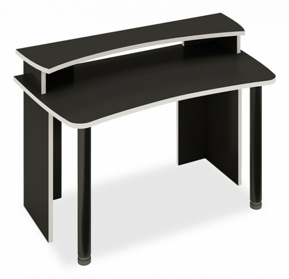 Фото Стол компьютерный Домино Лайт СКЛ-Софт140+НКИЛ140 MER_SKL-Soft140-NKIL140-CHBE - интернет-магазин МегаТерем в Москве