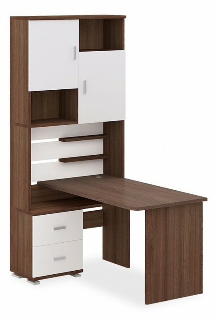 Фото Стол компьютерный Домино СР-720/140 MER_SR-720-140-SHBESH-CH-LEV - интернет-магазин МегаТерем в Москве