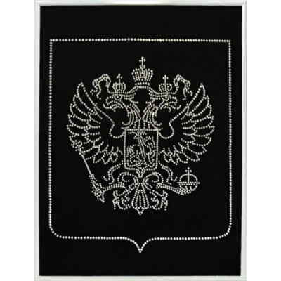Картина Герб 30х40 с кристаллами Swarovski (2207)