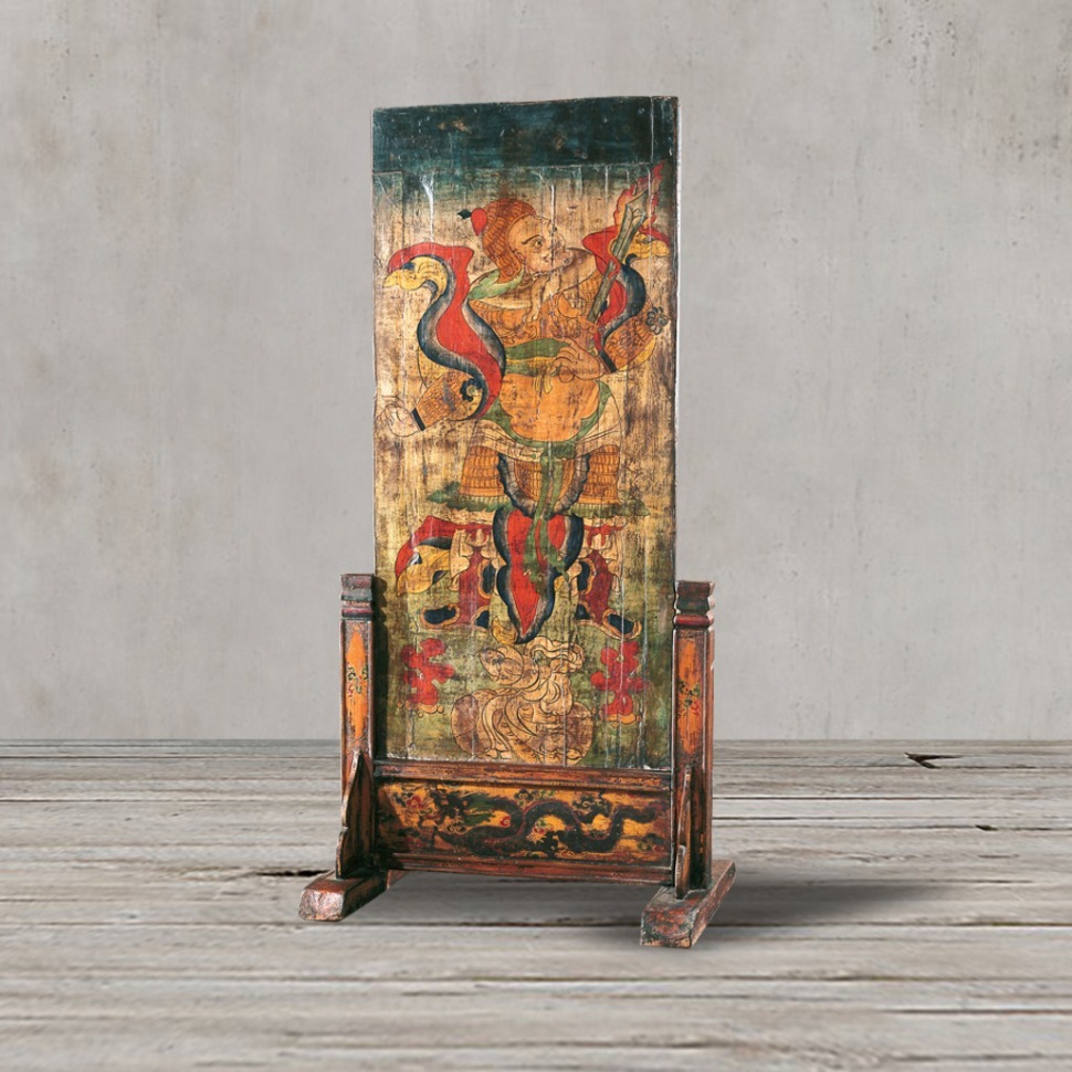 Фото Ширма BF-60395, массив вяза, mixed, ROOMERS FURNITURE - интернет-магазин МегаТерем в Москве