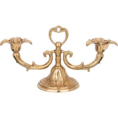 Подсвечник двухрожковый 28х...