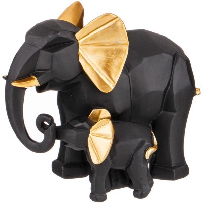 Статуэтка "два слона" 21*15*20 см. серия "оригами" Lefard (146-1637)