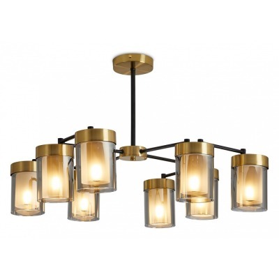 Люстра на штанге Freya Lora FR5432PL-08BBS MY_FR5432PL-08BBS