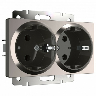 Розетка двойная с заземлением, без рамки Werkel W117 4 W1172002 WRK_a051095