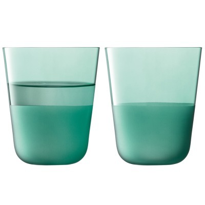 Набор стаканов arc contrast, 380 мл, бирюзовые, 2 шт. (77629)