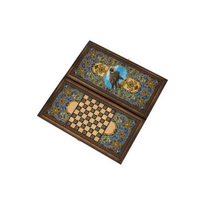 Нарды + Шашки Сирия Сокол большие (Россия, дерево, 60 см), Partida (28261)