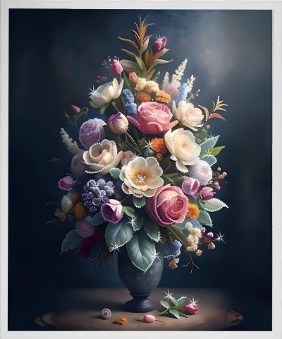 Фото Картина САД, ХРАНЯЩИЙ СЕКРЕТЫ с кристаллами Swarovski (3181) - интернет-магазин МегаТерем в Москве