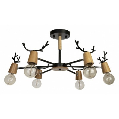 Люстра на штанге Loft it Sven 10024/6 Black LF_10024_6_Black