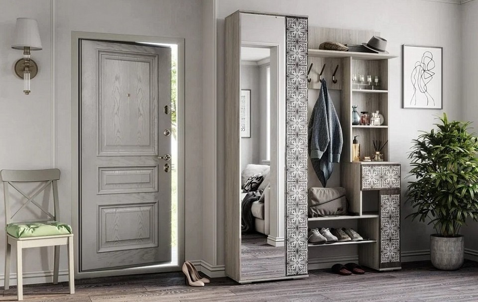 Фото Стенка для прихожей Шанель BTS_00-00104073 - интернет-магазин МегаТерем в Москве