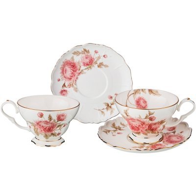 Чайный набор lefard "астра"  на 2 пер. 4 пр. 300 мл (264-1001) 