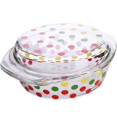 Кастрюля стеклянная 1,5 л с крышкой LORAINE (31037)