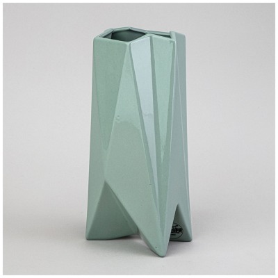 Ваза 10.5*8*24см цвет: мятн...