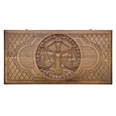 Нарды резные "Зодиак Весы", Ustyan (28737)