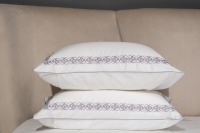 Комплект наволочек сатин вышивка Фиори,сиренево-белый, 50*70см (2шт) (TT-00015273) Комплект наволочек сатин вышивка Фиори,сиренево-белый, 50*70см (2шт) (TT-00015273)