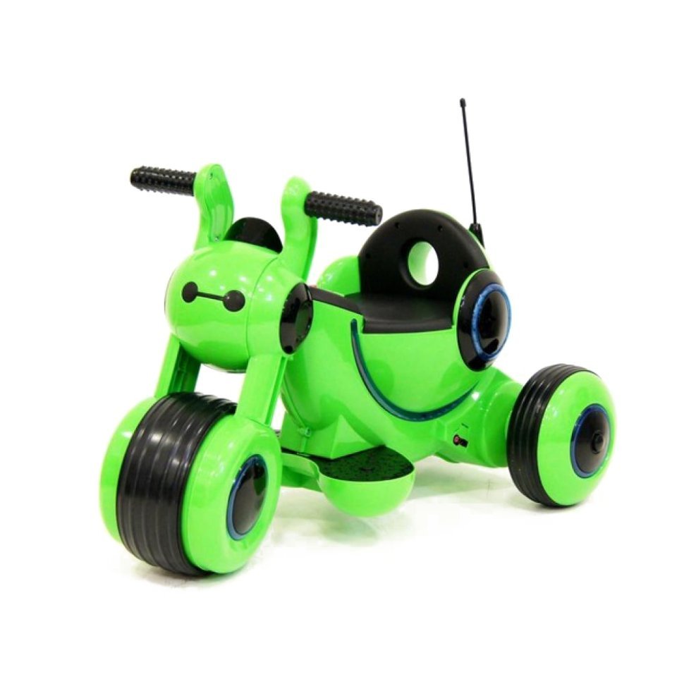 Фото Детский электромотоцикл HL300 Green 6V - HL300-G - интернет-магазин МегаТерем в Москве