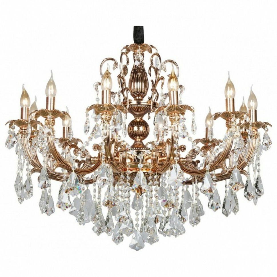 Фото Подвесная люстра Omnilux Grosseto OML-77723-12 OM_OML-77723-12 - интернет-магазин МегаТерем в Москве