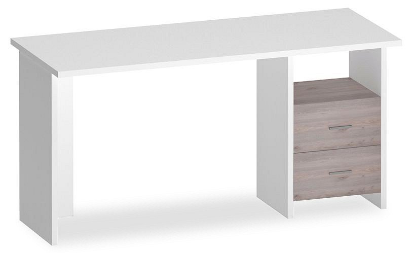 Фото Стол письменный Домино Lite СКЛ-Прям150 MER_SKL-Pryam150_BEN - интернет-магазин МегаТерем в Москве