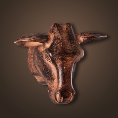 Голова быка 4095-R, металл,...