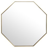 Зеркало настенное raffin, 51х51 см, золотое (76224)