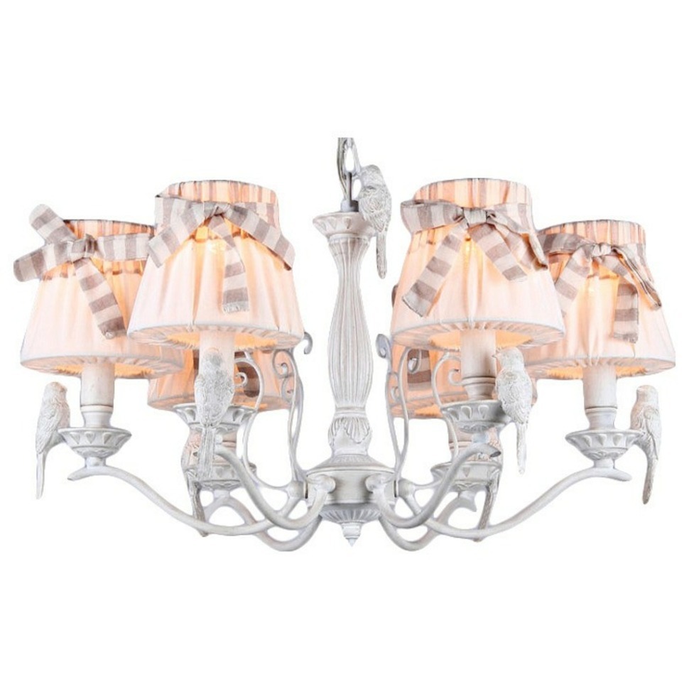 Фото Подвесная люстра Maytoni Bird ARM013-06-W MY_ARM013-06-W - интернет-магазин МегаТерем в Москве