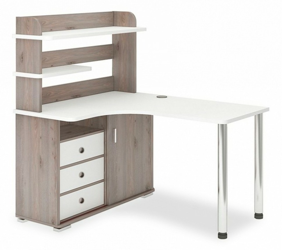 Фото Стол компьютерный Домино СР-145М MER_SR-145M-NBEBE-LEV - интернет-магазин МегаТерем в Москве