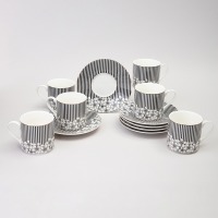 Кофейный набор lefard "top style" на 6 пер. 12 пр. 180 мл (165-613) 