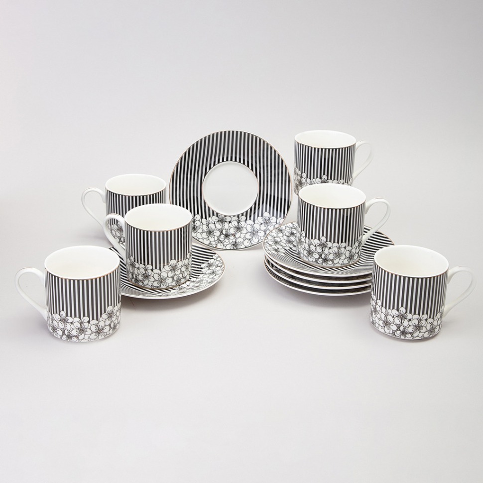 Фото Кофейный набор lefard top style на 6 пер. 12 пр. 180 мл (165-613)  - интернет-магазин МегаТерем в Москве