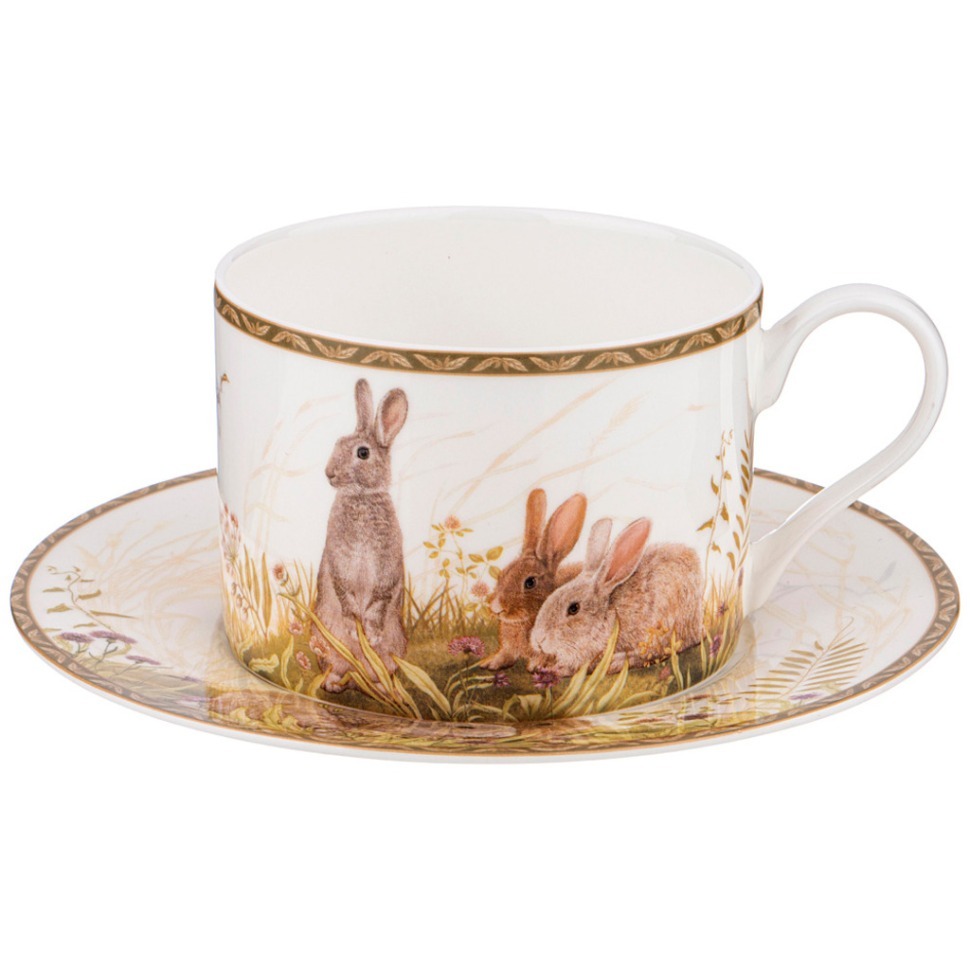 Фото Чайная пара lefard охота 320 мл (415-2222)  - интернет-магазин МегаТерем в Москве