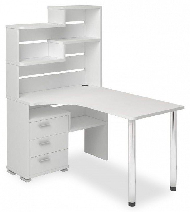 Фото Стол компьютерный Домино СР-132-140 MER_SR-132-140-BE-LEV - интернет-магазин МегаТерем в Москве