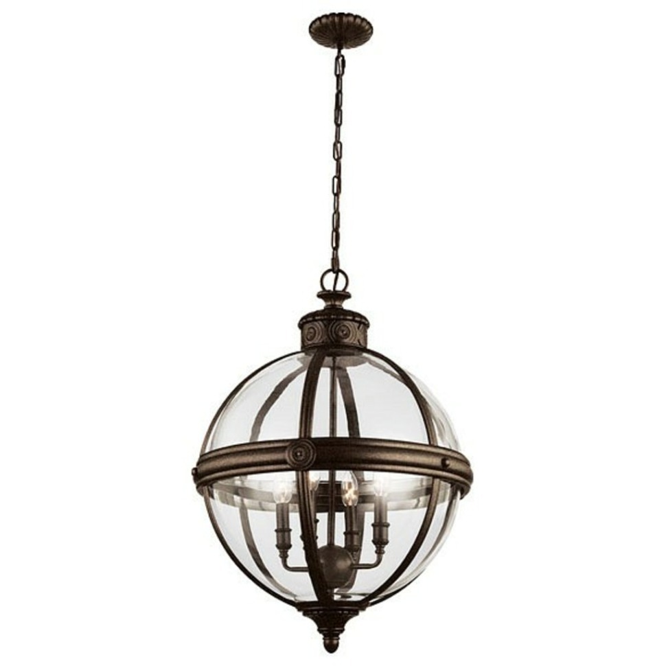 Фото Подвесной светильник Feiss Adams FE/ADAMS/4P BRZ NC_FE_ADAMS_4P_BRZ - интернет-магазин МегаТерем в Москве